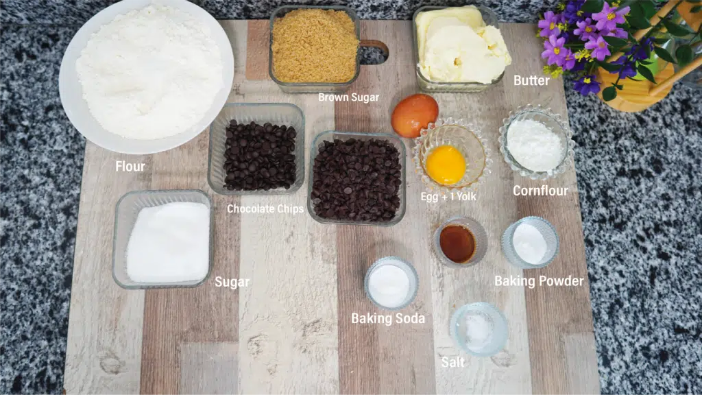 ingredients cookies recipe