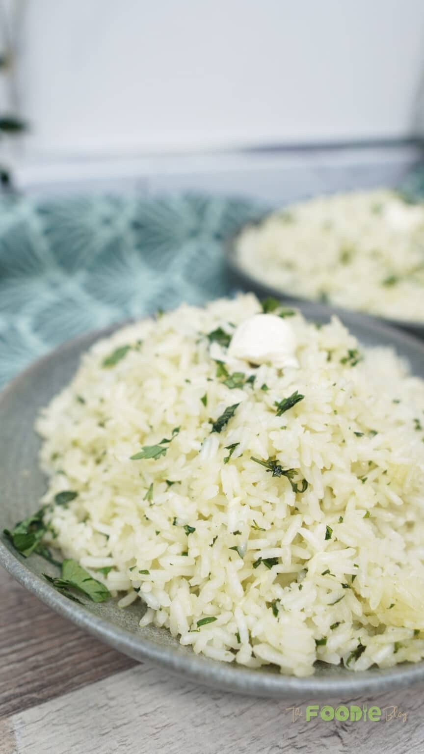 Garlic Butter Rice Recipe | The Foodie Blog