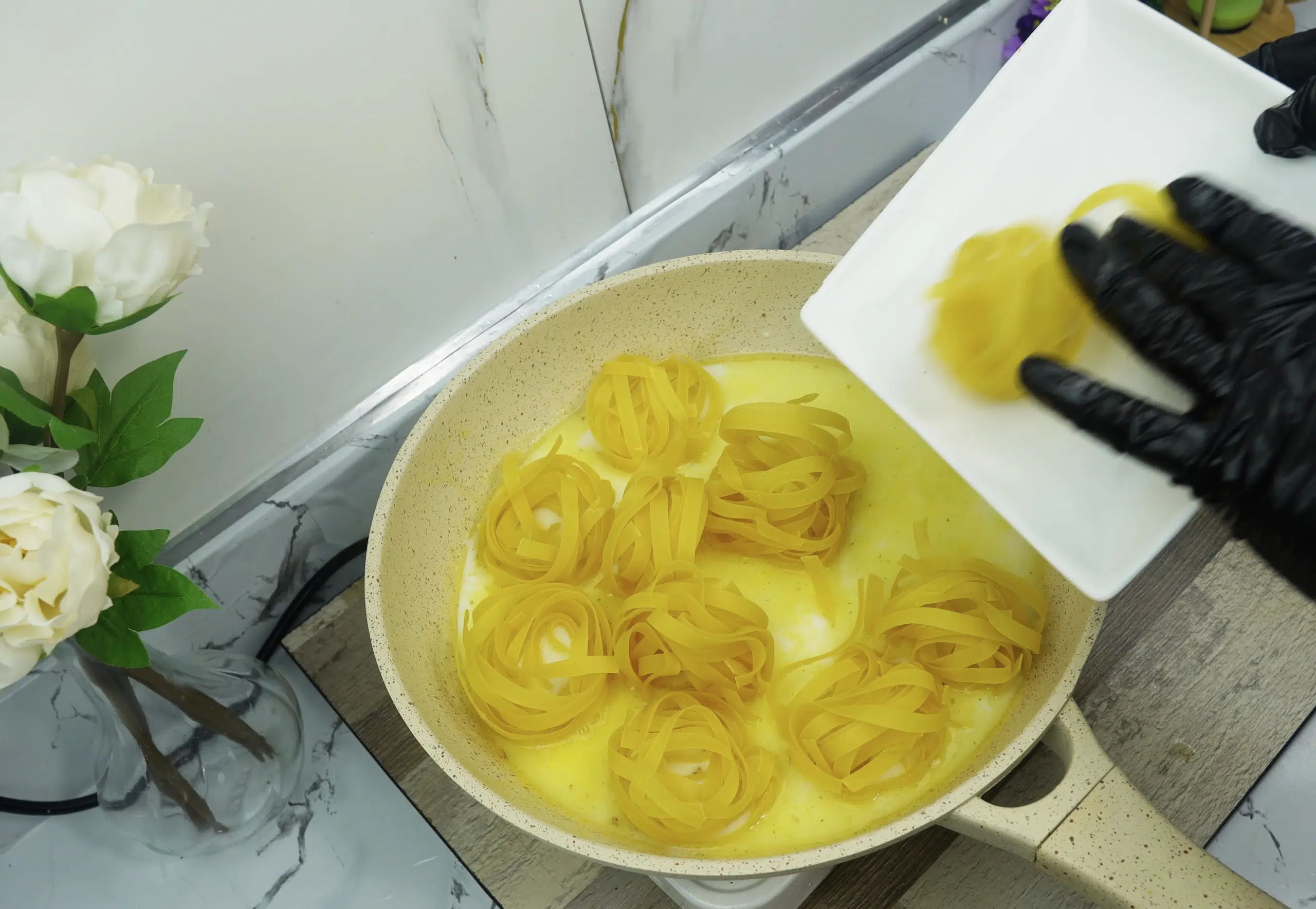 Step 2 – Add Tagliatelle
