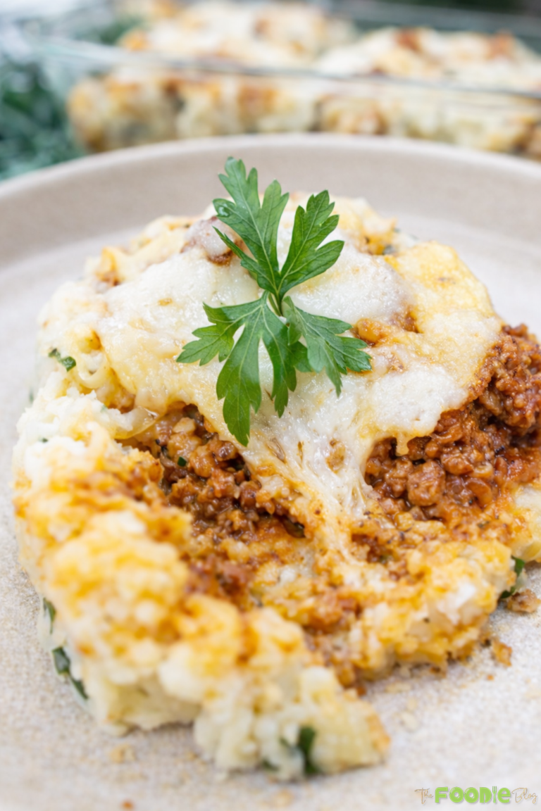 Cheesy beef potato balls with a melty cheese center and seasoned ground beef filling.