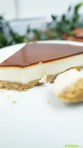 Yogurt Cheesecake Recipe with Coffee-Caramel Topping