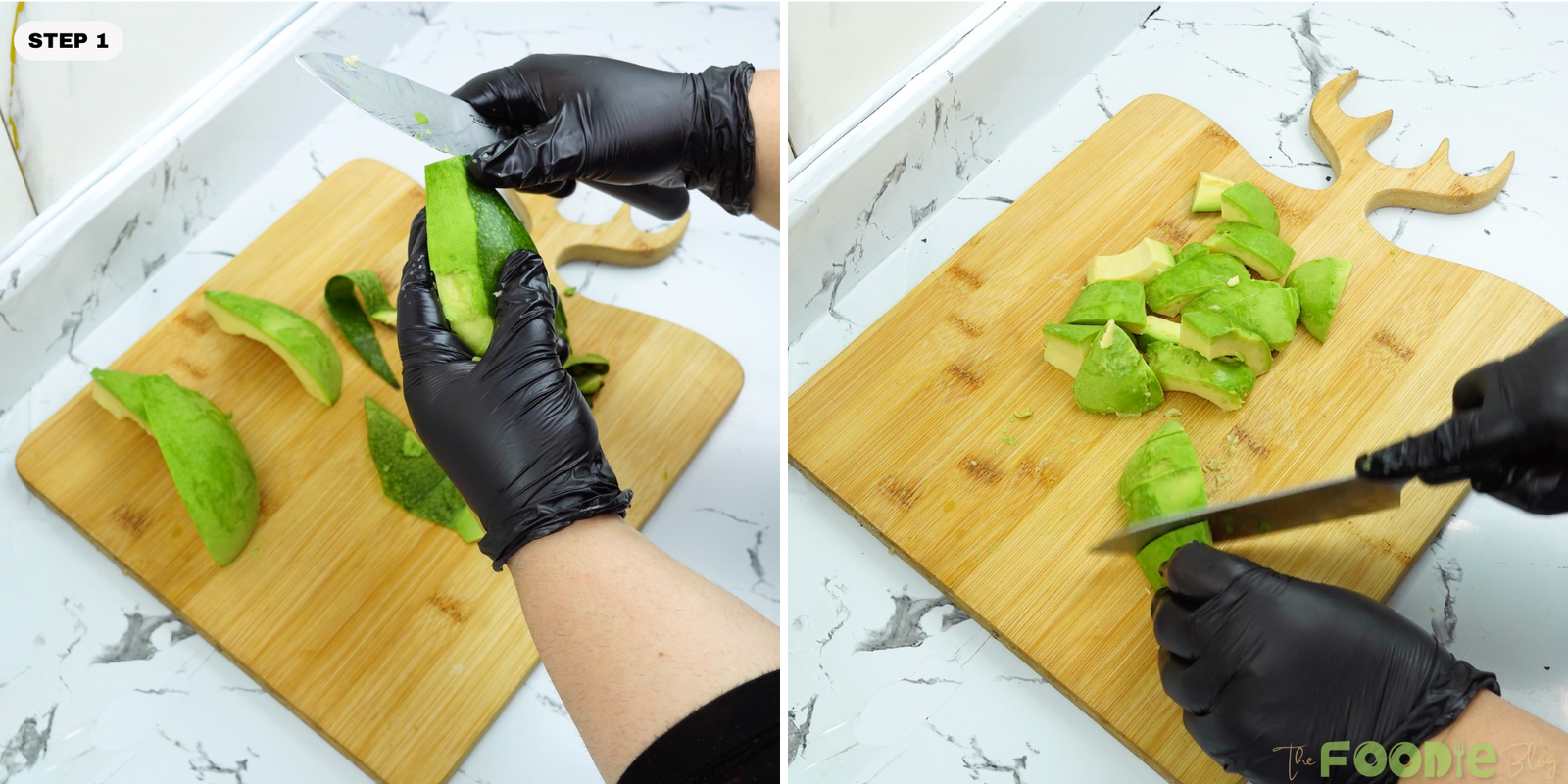 Prep the Avocado for AVOCADO DATE ALMOND DRINK