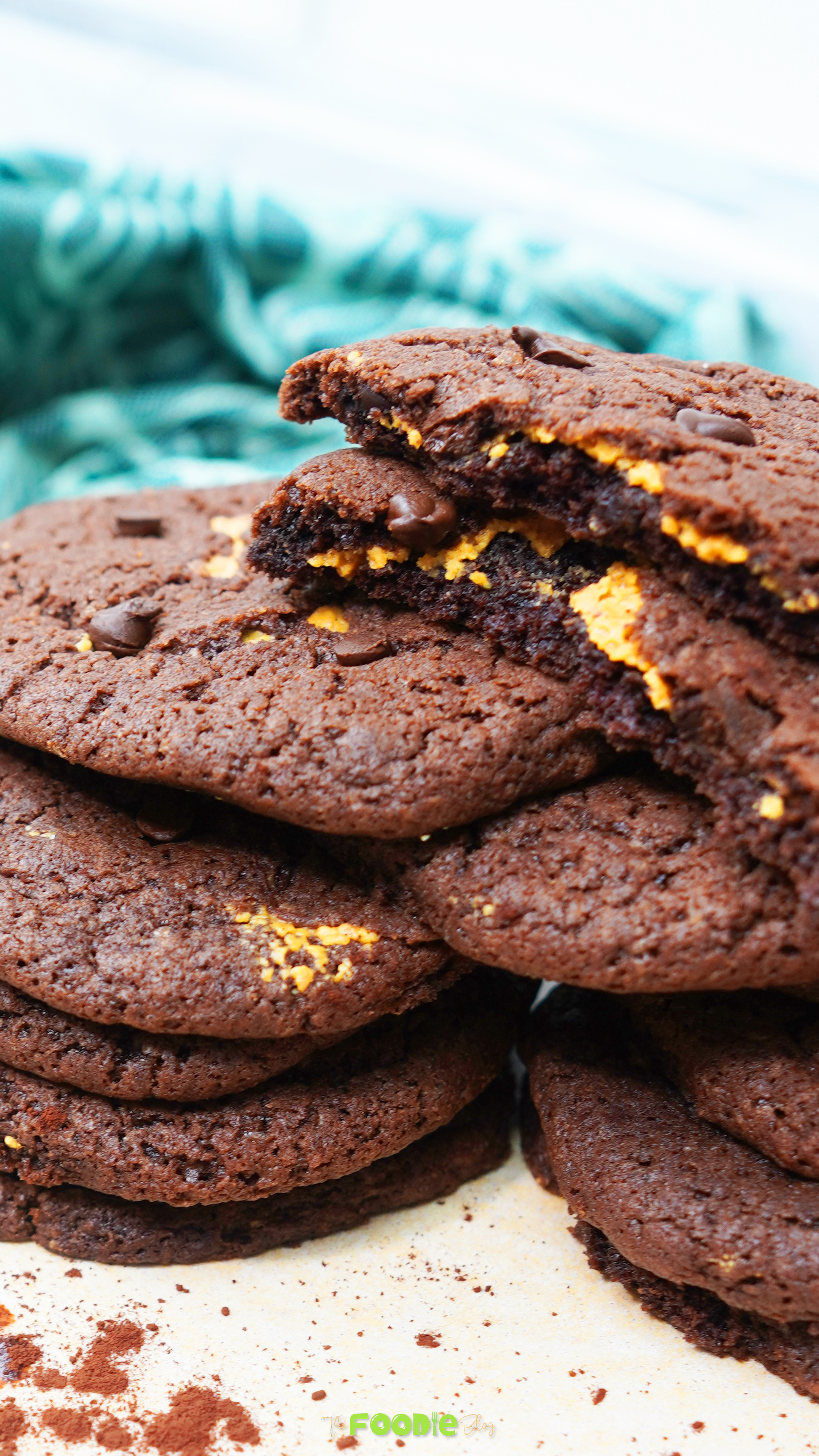 Peanut Butter Cookies (Stacked on Plate)
