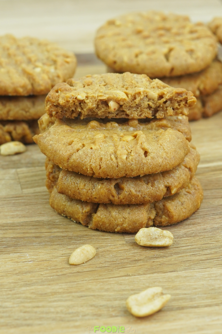 3-Ingredient Peanut Butter Cookies Recipe – Easy Homemade Cookies
